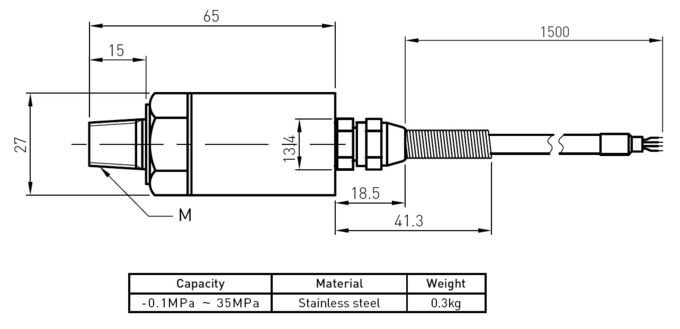 産業油圧空気圧縮機圧力センサー、高圧センサー